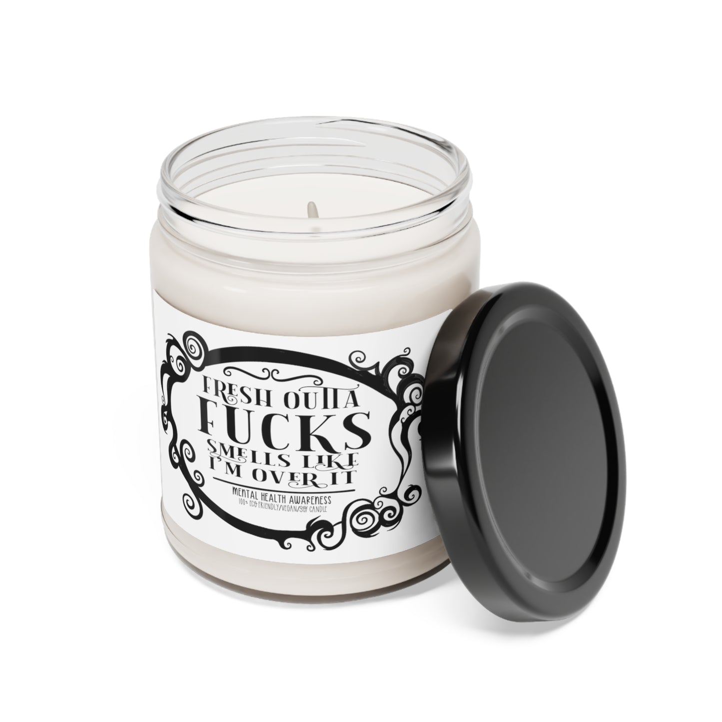 Outta F*cks Scented Soy Candle, 9oz