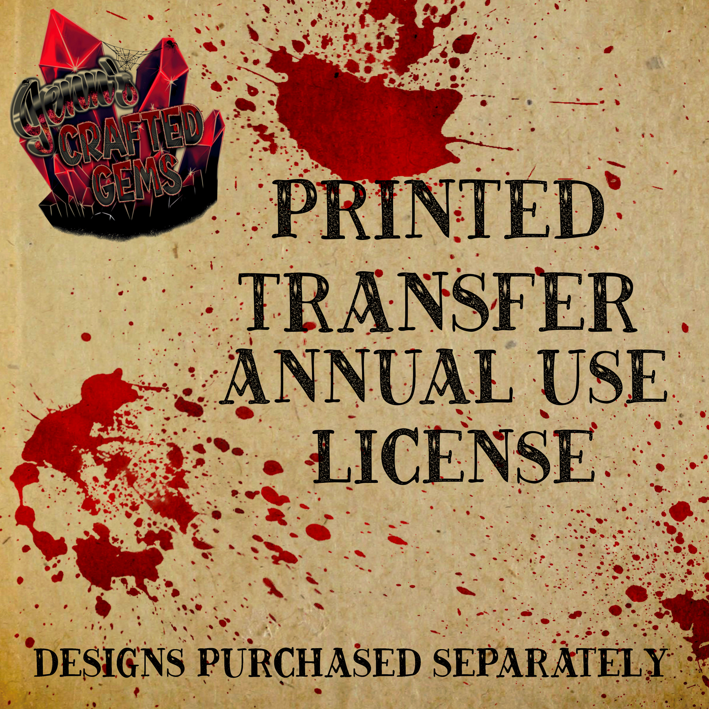 Printed Transfer Annual Use License